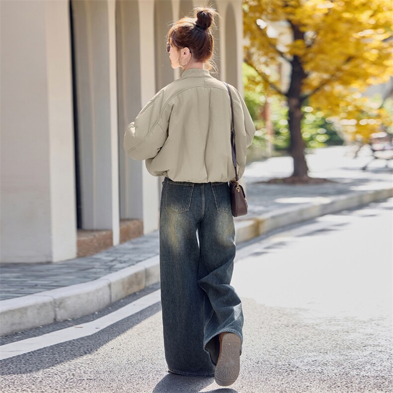 2024年冬新款宽松显瘦夹克棒球服短款面包服棉衣,女装棉衣/棉服,瑶迪依秀