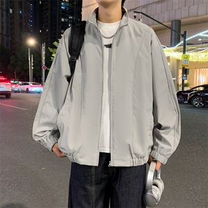 夜景光版二开小米格防水户外夹克男士休闲外套A406JK2537P80