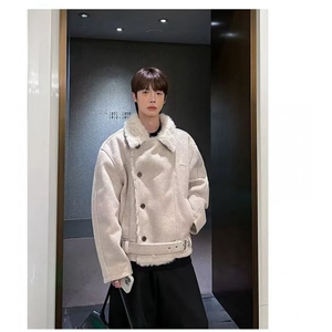 网图 老钱风 毛呢座山雕棉服外套 W1906/特P118图片