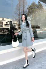 春款新品风衣，女装风衣，春语雨桐