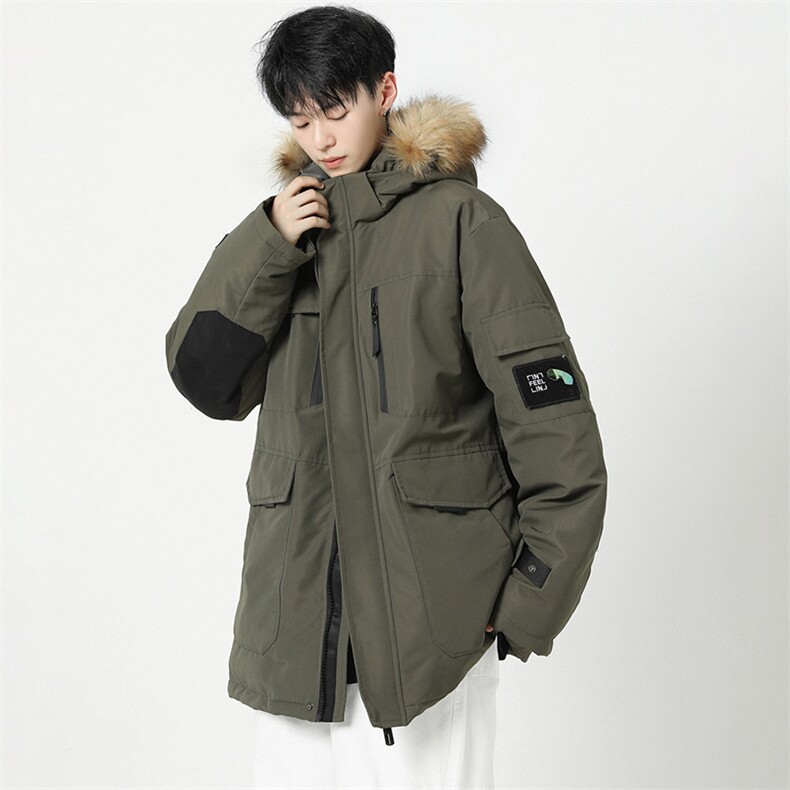 店主风2026新品冬季宽松棉服派克服毛领冬装加厚外套D010-P145,男装棉衣,星座717