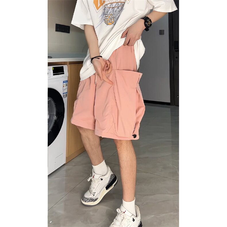 特批25夏季新款大码宽松工装休闲五分短裤男休闲户外短裤K5505,男装牛仔裤,电商A128