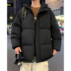 现货高品质美式高街冬季重磅三防加厚羽绒棉衣厚外套面包棉服，男装棉衣，电商A443