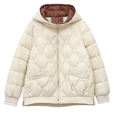 新款2022冬季韩版收腰·短款帽子棉衣棉服小个子厚外套女，女装棉衣/棉服，雪樱依海