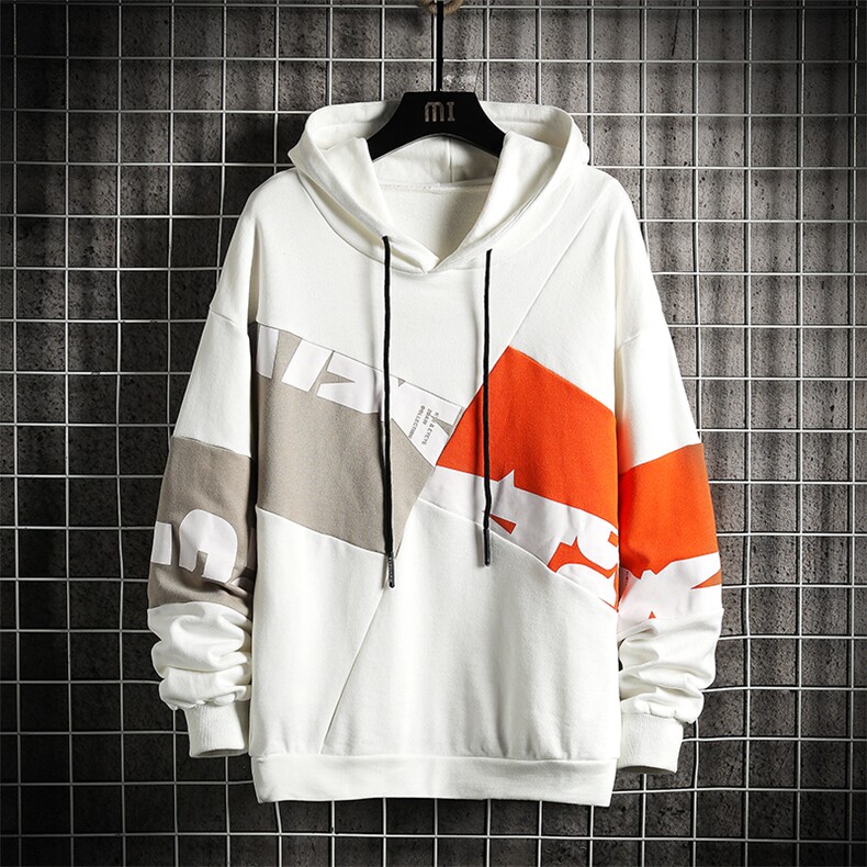 主推货足7XL-M大码连帽卫衣男2023春季新款加肥加大码慵懒风上衣,男装卫衣,钱塘717(原712)