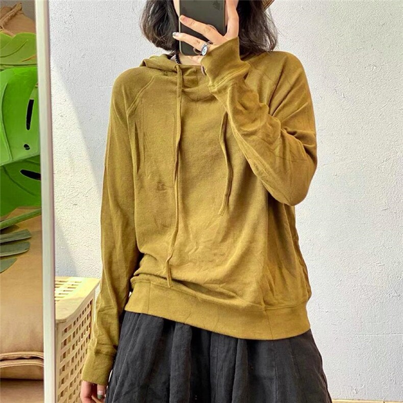 冬季新款磨毛卫衣，女装卫衣/绒衫，月光水岸