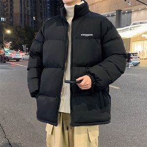 港风直播抖音得物高品质宽松男加厚撞色棉衣外套M1406P68图片