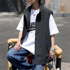 工装背心男女夏嘻哈潮流ins宽松无袖坎肩Y133P35，男装背心/马甲，星座1116-2