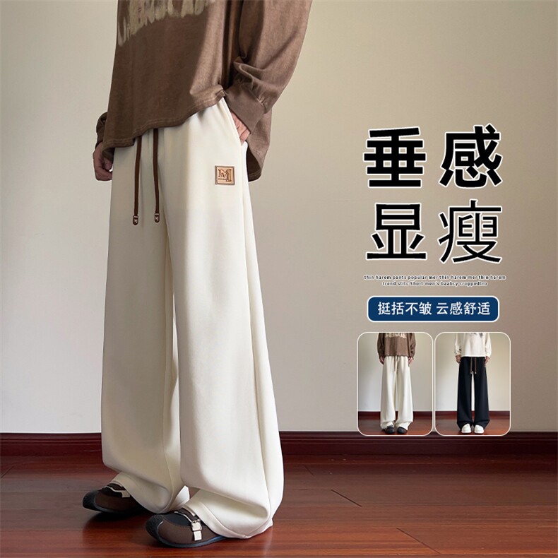 2025秋季新款内景直筒华棉贴标卫裤M-5XLHK25695-特P35,男装休闲裤,电商A022