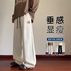 2025 秋季新款 内景直筒华棉贴标卫裤M-5XL HK25695-特P35图片