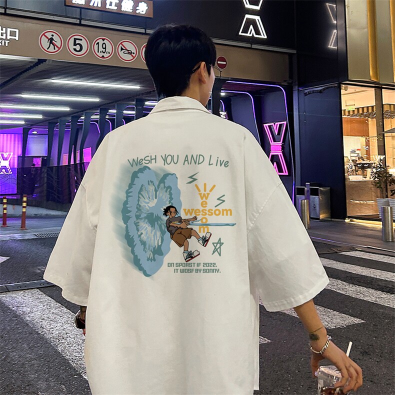 量大优供视频冰丝短袖衬衫男DS242-特P25,男装T恤,电商B367