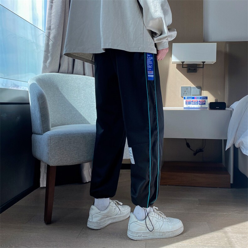 ！数据好！21春新款男士休闲裤百搭贴标九分束脚裤K2020P45,男装休闲裤,电商B220