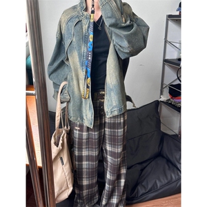 【有货】cleanfit水洗做旧短款牛仔外套美式工装夹克JK03HH-特P78,男装工装外套,星座1007（原301D）