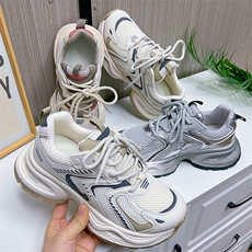 吸膜底老爹鞋女2024春季新款厚底运动鞋女生透气跑步鞋女潮流女鞋，女鞋休闲鞋，电商A223