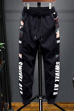 男加肥加大码春秋束脚工装裤5032-1_2288M-4XLP555XL-9XLP65，男装休闲裤，星座1516-1