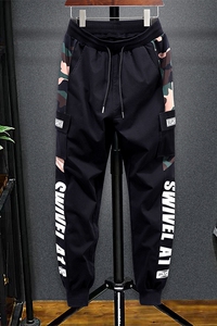 男加肥加大码春秋束脚工装裤 5032-1_2288 M-4XLP55 5XL-9XLP65图片