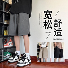 抖音品质夏季新款重磅320克提花情侣短裤潮A146-YK10特p20量大优，男装牛仔裤，HDA146