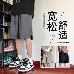 抖音品质夏季新款重磅320克提花情侣短裤潮A146-YK10特p20量大优图片