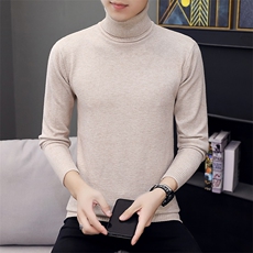 1018-M31-P19主椎男士新款跑量款高领针织衫时尚帅气4XL到5XLP22，男装针织衫/毛衣，星座1018