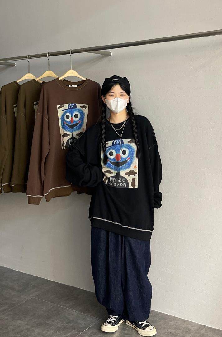 秋季新款卡通卫衣，女装卫衣/绒衫，JIAN.Z 简.站