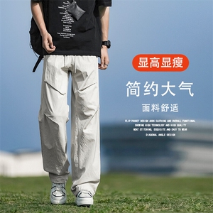 冰丝轻薄速干长裤美式潮流褶皱冲锋裤舒适 K030-特批-2249.9图片