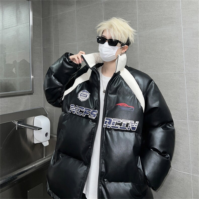 皮棉服冬季宽松港风棉衣立领冬装棉袄外套男MY2411-特P100控168,男装棉衣,电商B370