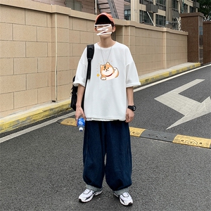 Q11146-P30 春夏季七分袖t恤男大码五分袖男短袖中袖图片