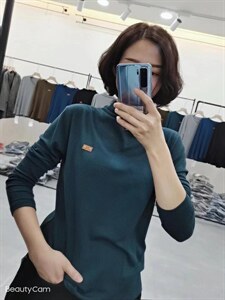 【现货】坑条彩色中高领打底衫,其它,依鼎衣典