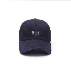 M1844新防晒帽字母but刺绣棒球帽简约时尚四季可戴鸭舌帽男潮图片