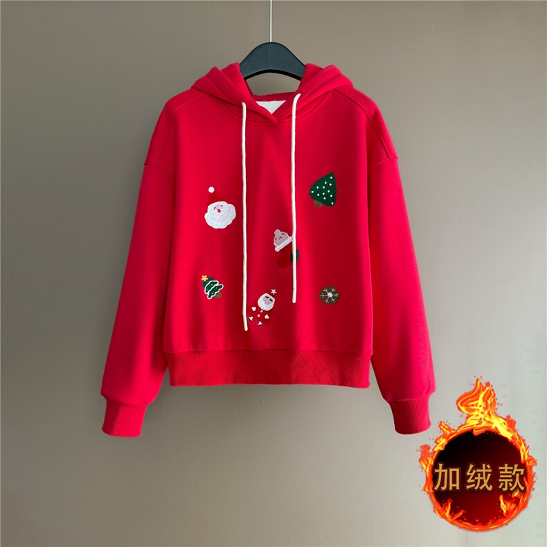 简约时尚休闲套装女秋冬款洋气减龄卡通印花长袖卫衣直筒裤两件套,女装套装/套裙,2C310