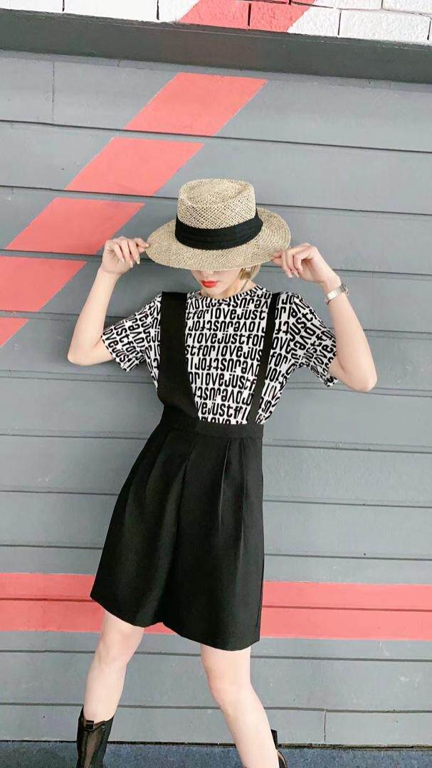 夏季新款背带裤套装，女装职业装，暗香