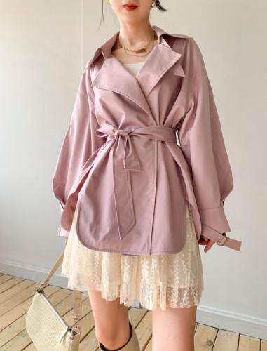 春装新款糖果色风衣外套 更多新款感谢关注2165CB，女装风衣，CB-C