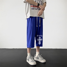 冰丝七分裤男大码速干短裤男五分裤QK72268-P25，男装休闲裤，电商A040