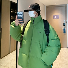 刺绣立领棉衣男加厚男士棉服宽松情侣款棉袄冬季A266-WMY2230-P65，男装棉衣，电商A266