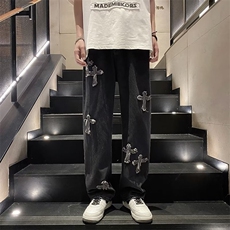 美式牛仔裤男春秋新款休闲直筒裤QN22P40，男装牛仔裤，星座1116-2