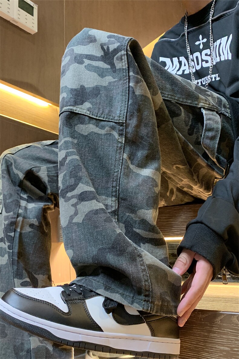 现货~A337-AK501-P60控78迷彩裤直筒工装水洗休闲裤,男装工装外套,电商A337