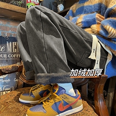 复古加厚牛仔裤阔腿加绒K5224J-P55控68常规K5224P45控58B315，男装牛仔裤，电商B315