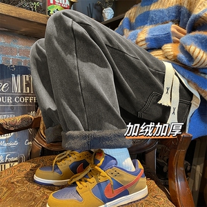 复古加厚牛仔裤阔腿加绒 K5224J-P55控68 常规K5224 P45控58 B315图片
