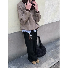 条纹撞色手缝线POLO针织衫，男装针织衫/毛衣，四季星座505