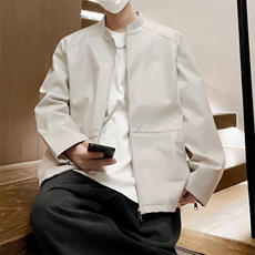 春季皮衣男立领男士机车皮夹克休闲外套潮流上衣A266-PY005-P85，男装皮衣，电商A266
