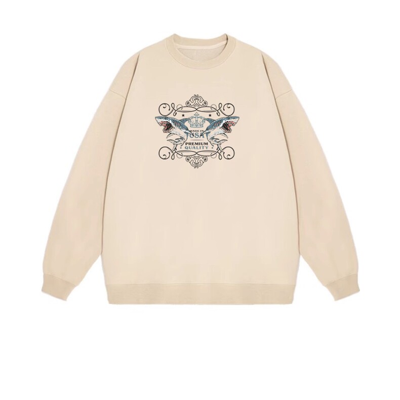 2025年秋季通勤套头长袖时尚百搭通勤简约休闲圆领，女装卫衣/绒衫，花可