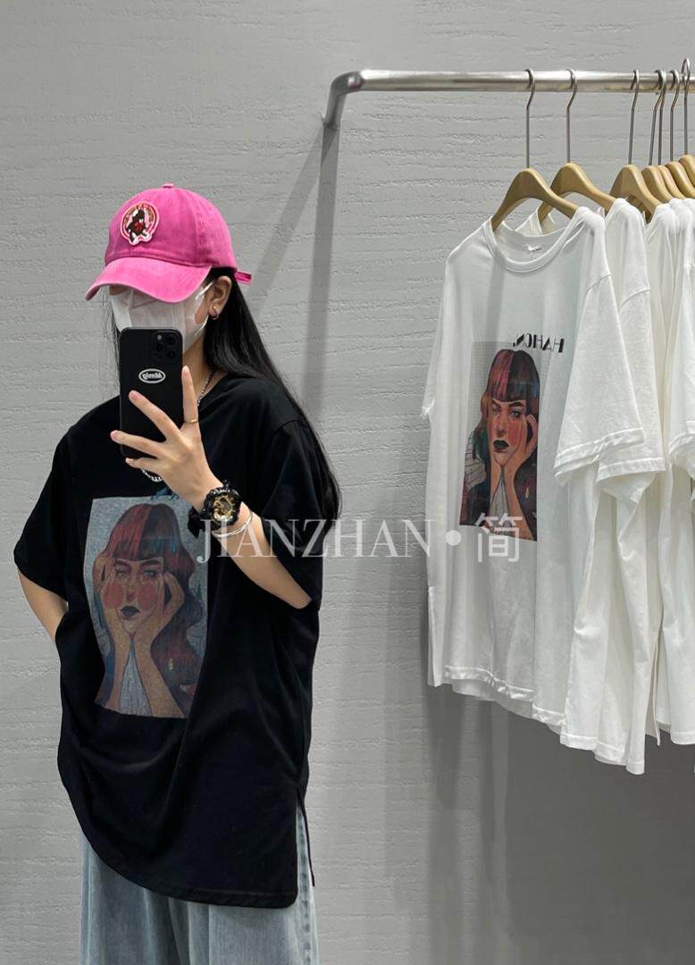 夏季新款大版图案短袖，其它，JIAN.Z 简.站