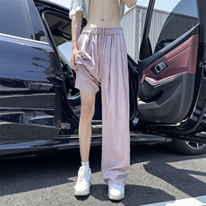 夏季美式垂感直筒休闲裤2024新款潮牌宽松工装裤男现货K8000-P35，男装休闲裤，星座512-3