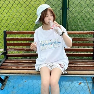 万针全刺绣工艺抖音得物高品质260克重磅纯棉双纱美式高街短袖T恤图片