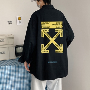 CS15127-P38 长袖衬衫男士大码宽松衬衣男寸衫男寸衣图片