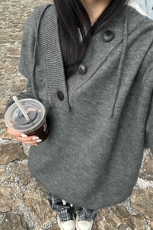 特批P60无差价秋冬抖音美式休闲中性连帽针织毛衣外套MY1111，男装针织衫/毛衣，电商A001-1