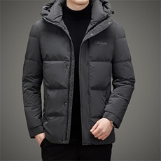 新款加厚保暖羽绒服中年冬季男士商务休闲上衣男装白鸭绒外套，男装羽绒服，电商B212（原钱塘6029）