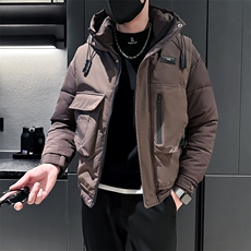 秋冬季新款男装棉衣保暖时尚连帽棉袄社会小伙袄子MY8116-P158，男装棉衣，电商D327