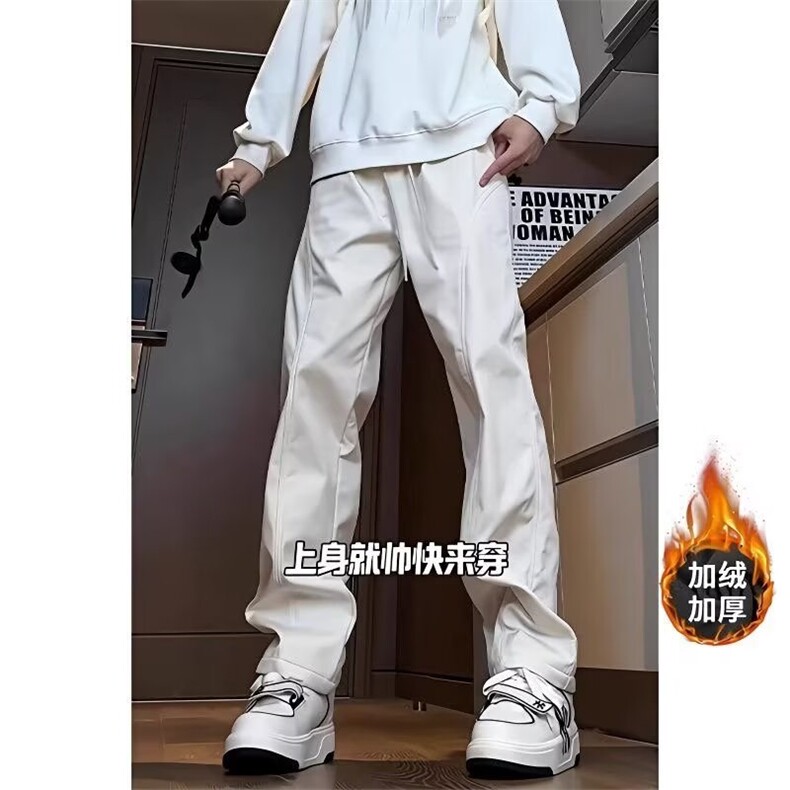 美式高街牛仔裤男修身显瘦堆积感直筒加绒裤子513ACK2727P32,男装牛仔裤,星座513A