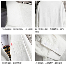 QC58099-P45亚麻七分袖衬衫男大码五分袖衬衣男短袖网格挂拍，男装衬衫，电商A040A